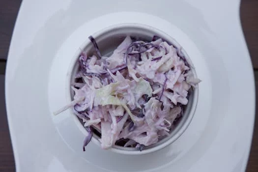 coleslaw fresh vegetables creamy