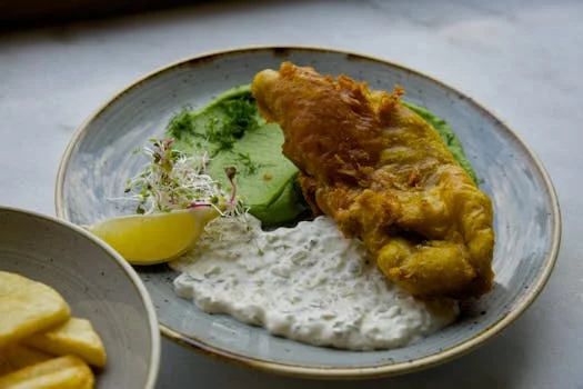 fish and chips battered cod golden fries
